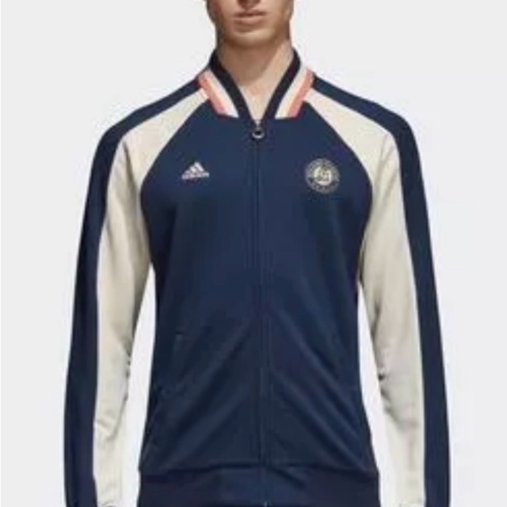 Adidas Mens Roland Garros Jacket - Collegiate Navy